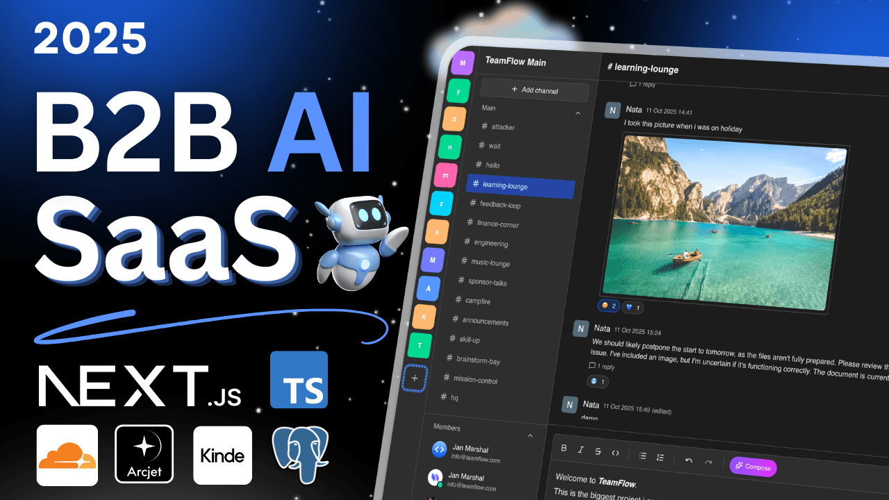 Create a B2B AI SaaS with Next.js
